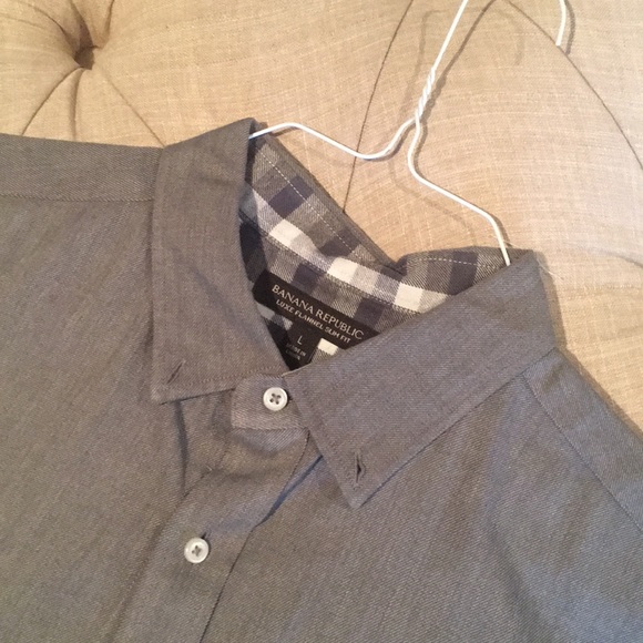 luxe flannel banana republic